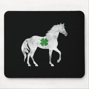 St Patrick's Day Horse Lover  Mouse Pad