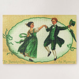 "St. Patrick's Day in the Morning."  Vintage Card Jigsaw Puzzle