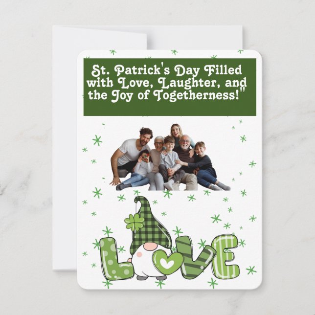 St. Patrick's Day  instantly downloadable card  (Front)