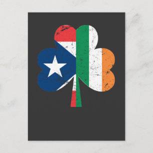 St Patricks Day Ireland Irish Puerto Rican Postcard