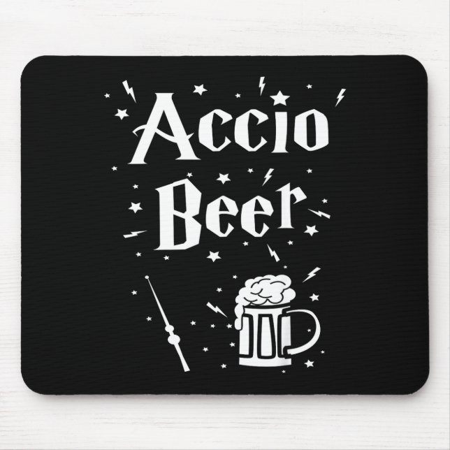 St. Patrick's Day Iri-shirt - Accio Beer Funny Tee Mouse Pad (Front)