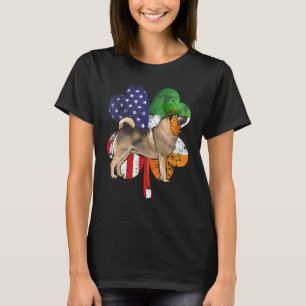 St Patricks Day Irish American Flag Norwegian Elkh T-Shirt