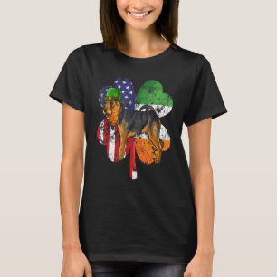 St Patricks Day Irish American Flag Welsh Terrier T-Shirt