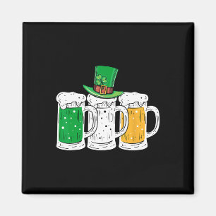 St Patricks Day Irish Beer Ireland Flag Clovers Sh Magnet