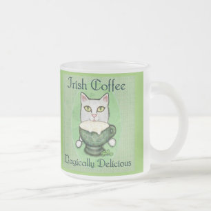 St. Patrick's Day Irish Coffee Cat Mug