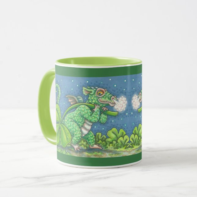 ST. PATRICK'S DAY IRISH DRAGON MUG Customise (Front Left)