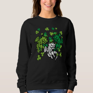 St Patricks Day Irish Dragons Saint Paddys Men Wom Sweatshirt