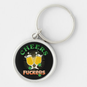 St Patricks Day Irish Drinkin Key Ring