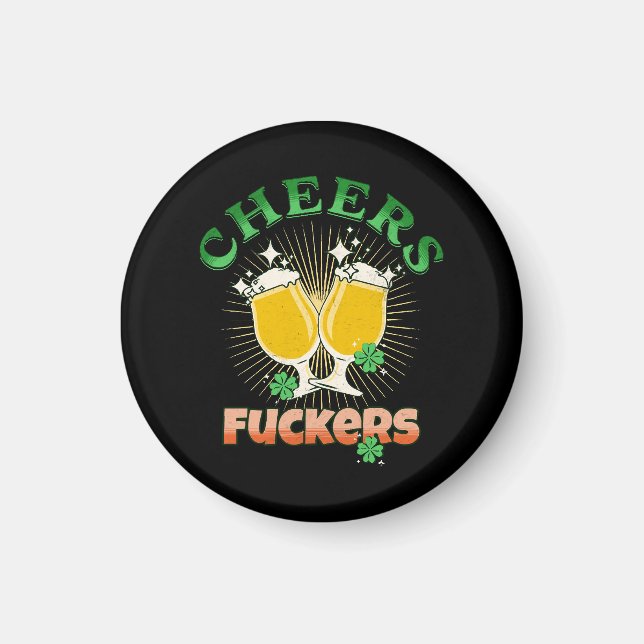 St Patricks Day Irish Drinkin Magnet (Front)