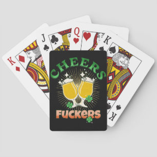 St Patricks Day Irish Drinkin Playing Cards