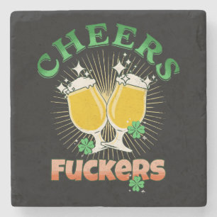 St Patricks Day Irish Drinkin Stone Coaster