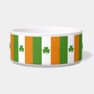 St Patrick's Day Irish Flag with Shamrock Clover