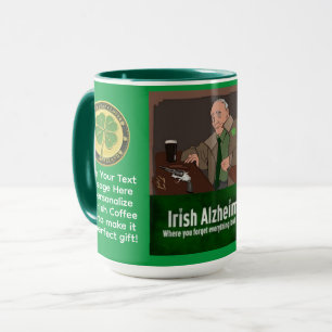  St Patrick's Day Irish Gangster Personalised Gift Mug