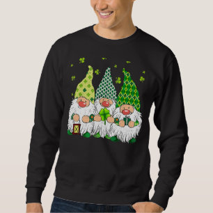 St Patricks Day Irish Gnomes Leprechauns Funky St  Sweatshirt