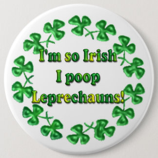 St. Patrick's Day Irish Humorous Buttons Pins