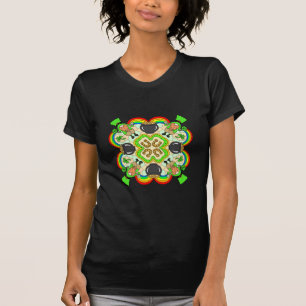 St Patrick's Day   Irish inspired Mandala   T-Shirt