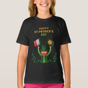 St. Patricks Day Irish- Lucky Irish Shamrock    T-Shirt