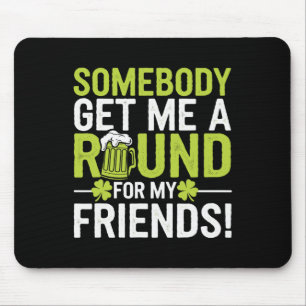St Patricks Day Irish Pride Shamrock Parade Lucky Mouse Pad