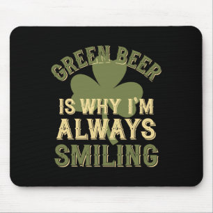 St Patricks Day Irish Pride Shamrock Parade Lucky  Mouse Pad