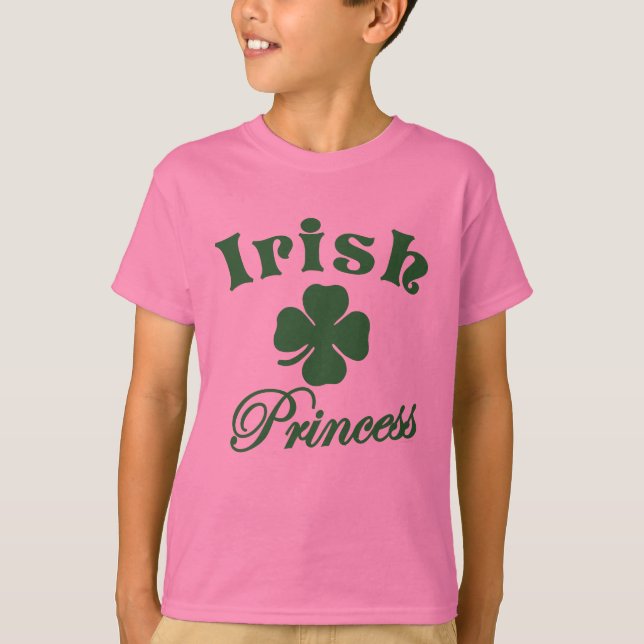 St. Patrick's Day Irish Princess T-Shirt (Front)