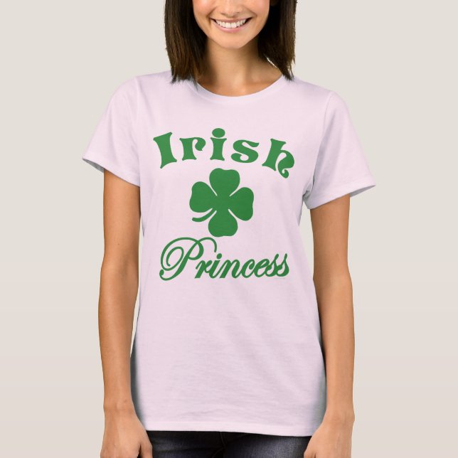 St. Patrick's Day Irish Princess T-Shirt (Front)