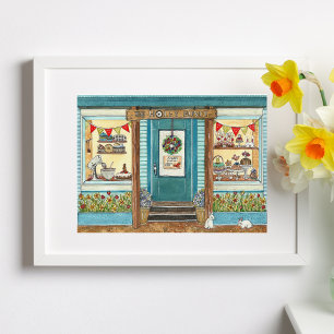 St. Patrick's Day Irish Pub Watercolor Poster
