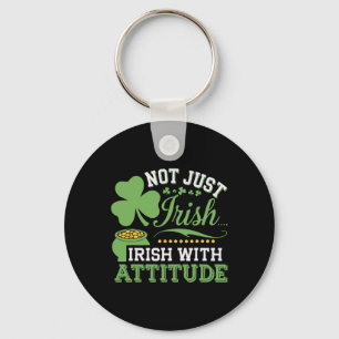 St Patricks Day Irish Shamrock Shenanigan Ireland Key Ring