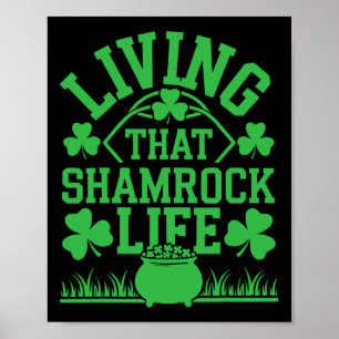 St Patricks Day Irish Shamrock Shenanigan Ireland Poster