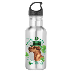 St. Patrick's Day Irish Terrier 532 Ml Water Bottle