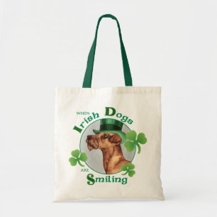 St. Patrick's Day Irish Terrier Tote Bag