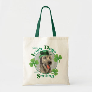 St. Patrick's Day Irish Wolfhound Tote Bag