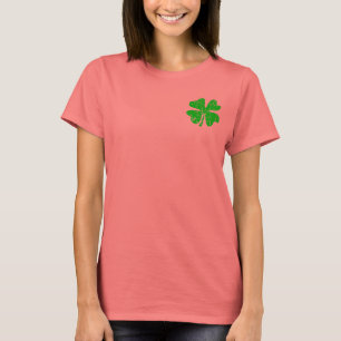 St Patrick's Day jacket for women   Green shamrock T-Shirt