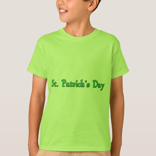 St. Patrick's Day Kid's Shirt (Front)