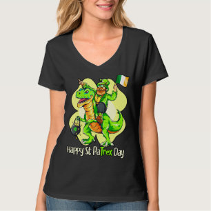 St Patricks Day Kids Toddler Boys Leprechaun Ridin T-Shirt