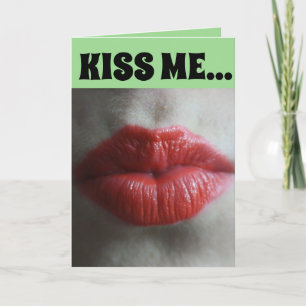  ST. PATRICK'S DAY KISS ME I'M IRISH GREETING CARD