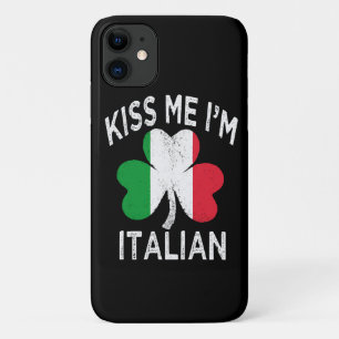 st patricks day kiss me im Italian Case-Mate iPhone Case