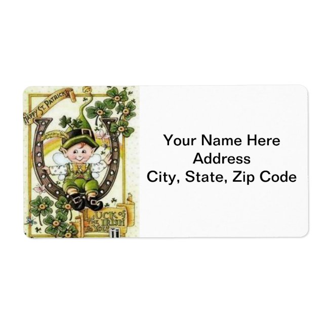 St. Patrick's Day Labels (Front)