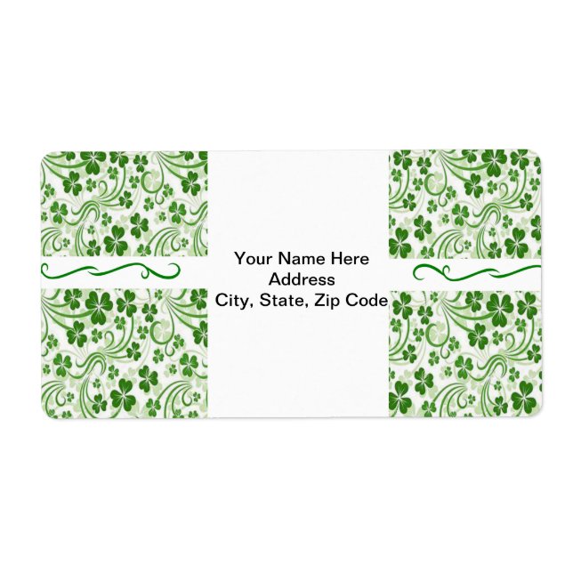 St. Patrick's Day Labels (Front)