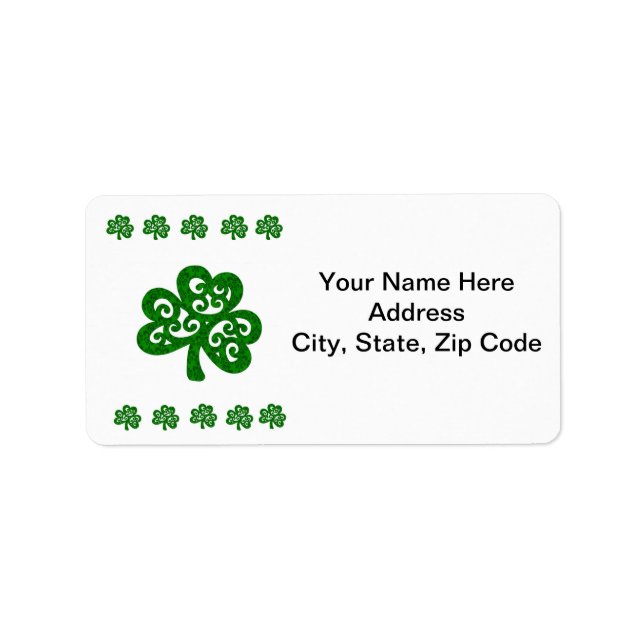 St. Patrick's Day Labels (Front)