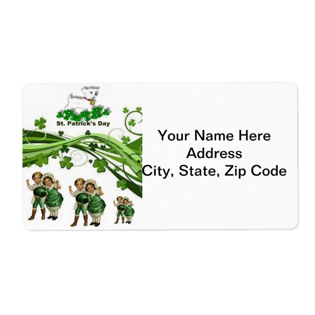 St. Patrick's Day Labels (Front)