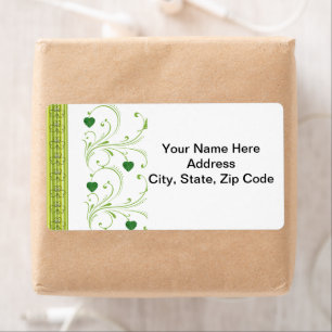 St. Patrick's Day Labels Clover