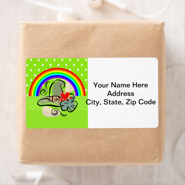 St. Patrick's Day Labels Rainbow (Insitu)