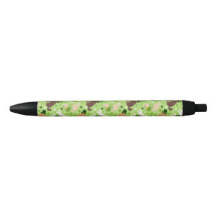 St. Patrick's Day Labradoodle / Goldendoodle Black Ink Pen