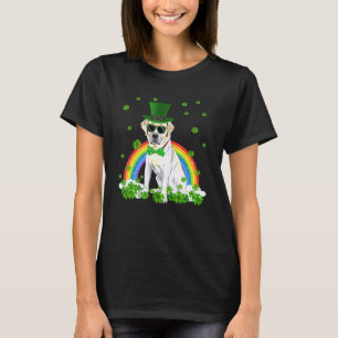 St Patrick's Day Labrador Shamrock Pet Dog T-Shirt