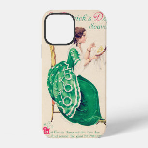 St. Patrick's Day Lady, Vintage iPhone 12 Case