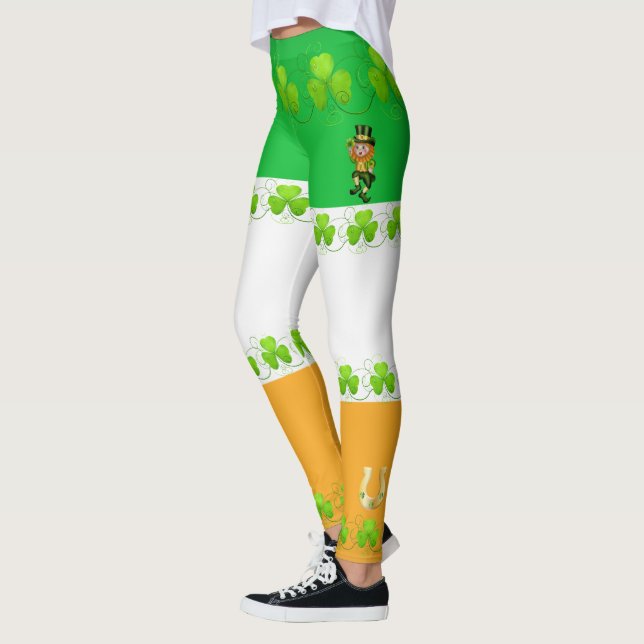 St. Patrick's Day Leggings (Left)