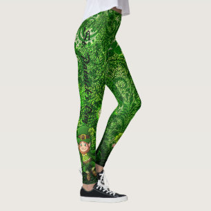 St Patrick's Day Leggings Saint Patrick Pants St.