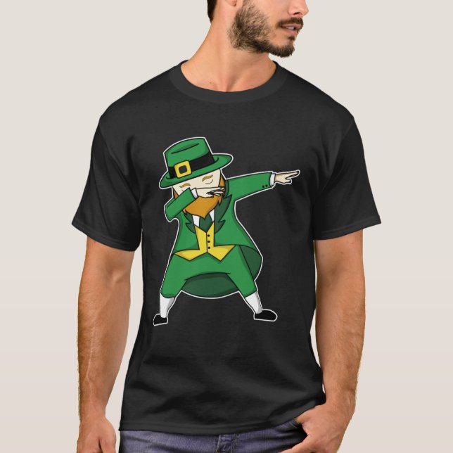 St Patricks Day leprechaun dabbing st patty s Kids T-Shirt (Front)