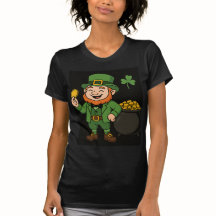 St. Patricks Day Leprechaun & Pot of Gold T-Shirt