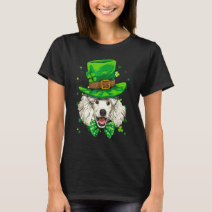St Patrick's Day Leprechaun Shamrock Poodle Dog Ir T-Shirt